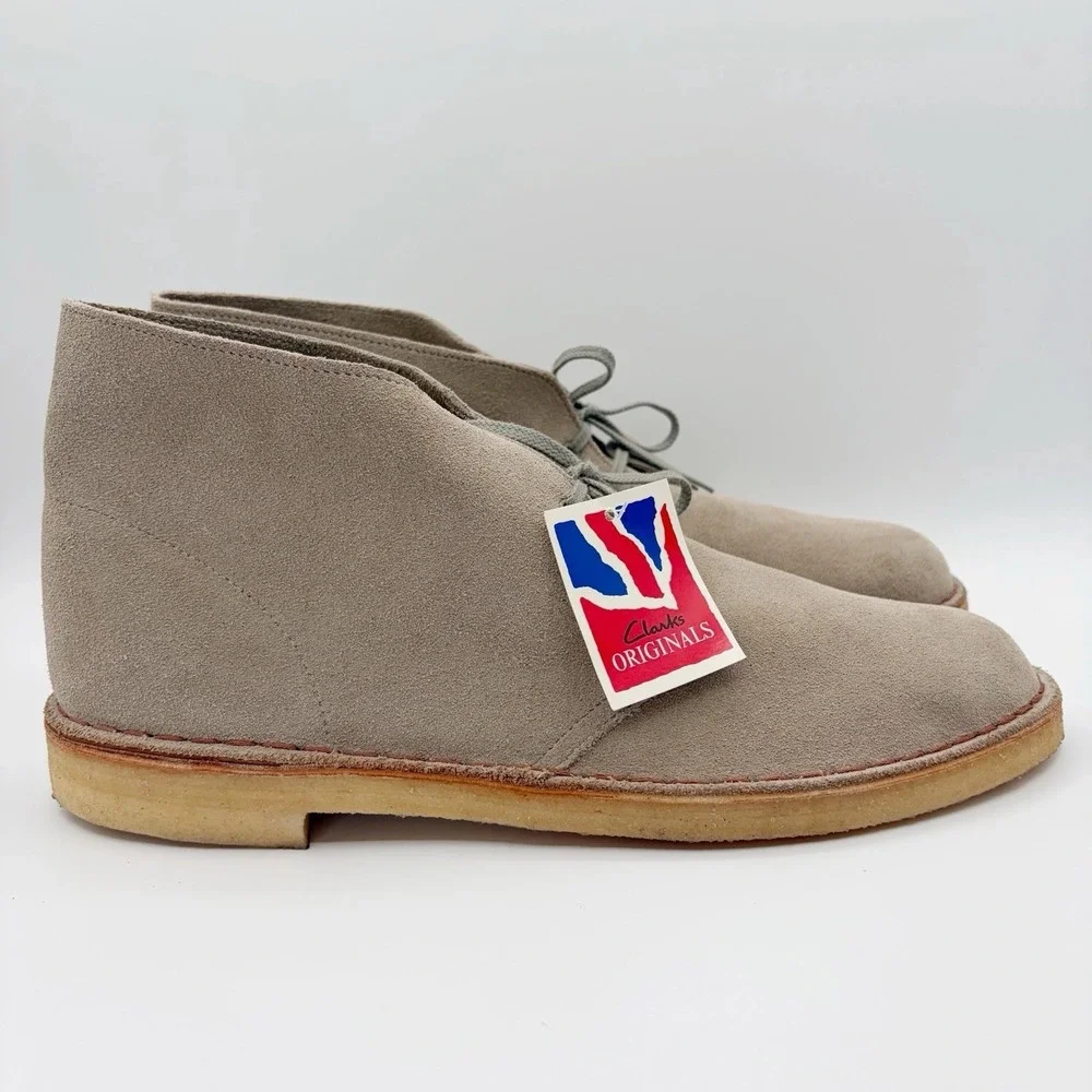 Clarks Originals Desert Boot Made in England Sand Suede Size 10 M Deadstock New